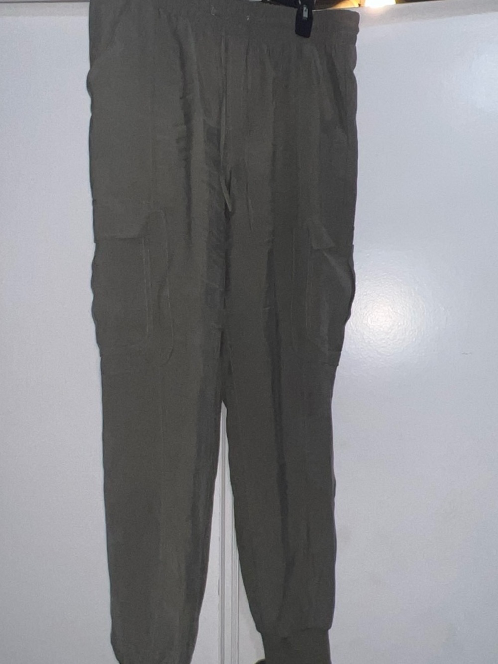 INC International Concepts Olive Cargo Jogger Pants